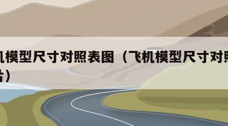 飞机模型尺寸对照表图（飞机模型尺寸对照表图片）