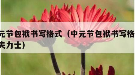 中元节包袱书写格式（中元节包袱书写格式 车夫力士）