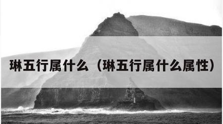 琳五行属什么（琳五行属什么属性）