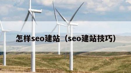 怎样seo建站（seo建站技巧）
