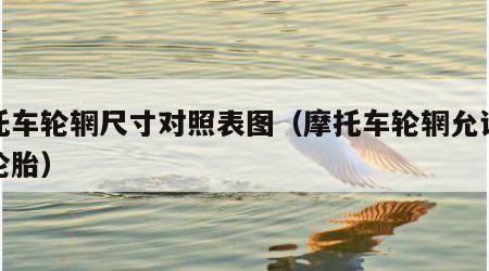 摩托车轮辋尺寸对照表图（摩托车轮辋允许尺寸轮胎）