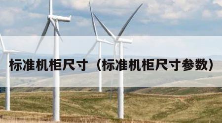 标准机柜尺寸（标准机柜尺寸参数）
