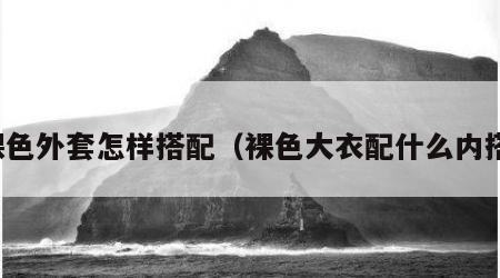 裸色外套怎样搭配（裸色大衣配什么内搭）