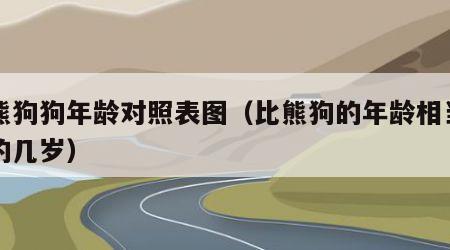 比熊狗狗年龄对照表图（比熊狗的年龄相当于人的几岁）