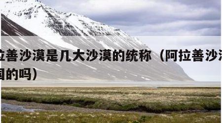 阿拉善沙漠是几大沙漠的统称（阿拉善沙漠是中国的吗）