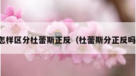 怎样区分杜蕾斯正反（杜蕾斯分正反吗）