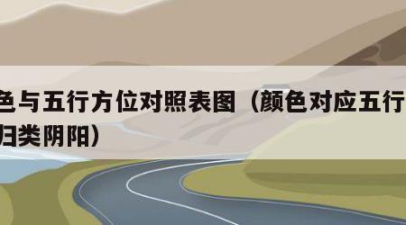 颜色与五行方位对照表图（颜色对应五行,气味归类阴阳）