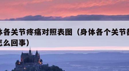 身体各关节疼痛对照表图（身体各个关节都疼是怎么回事）