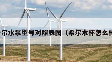 希尔水泵型号对照表图（希尔水杯怎么样）