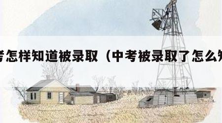 中考怎样知道被录取（中考被录取了怎么知道）