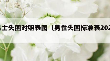 男士头围对照表图（男性头围标准表2020）