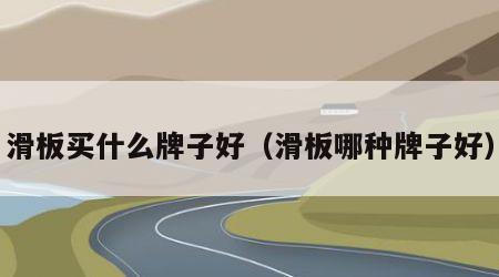滑板买什么牌子好（滑板哪种牌子好）