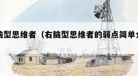 右脑型思维者（右脑型思维者的弱点简单介绍）