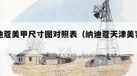 纳迪蔻美甲尺寸图对照表（纳迪蔻天津美容用品）
