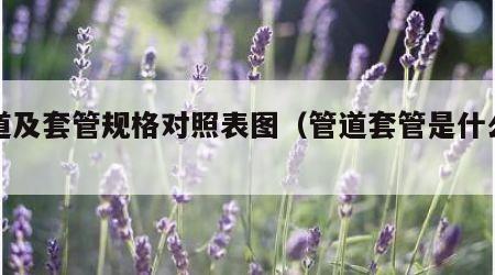 管道及套管规格对照表图（管道套管是什么东西）