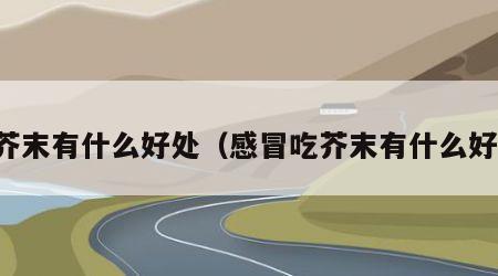 吃芥末有什么好处（感冒吃芥末有什么好处）