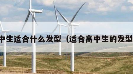 高中生适合什么发型（适合高中生的发型男）