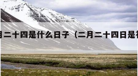 二月二十四是什么日子（二月二十四日是初几）