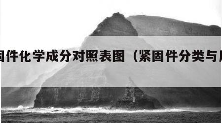 紧固件化学成分对照表图（紧固件分类与用途）