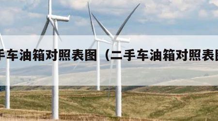 二手车油箱对照表图（二手车油箱对照表图片）