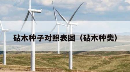 砧木种子对照表图（砧木种类）