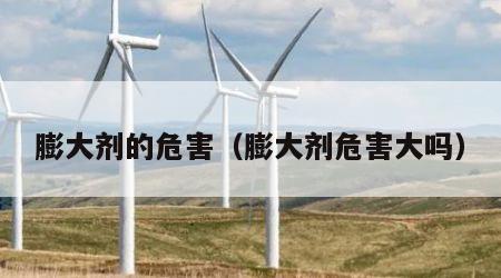 膨大剂的危害（膨大剂危害大吗）