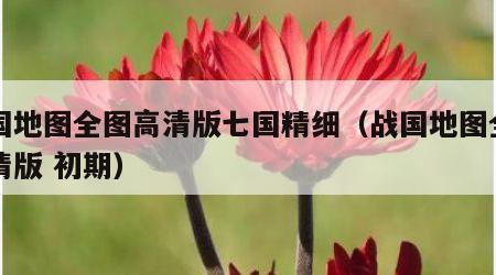 战国地图全图高清版七国精细（战国地图全图高清版 初期）