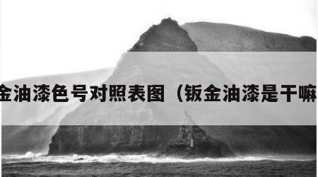 钣金油漆色号对照表图（钣金油漆是干嘛的）