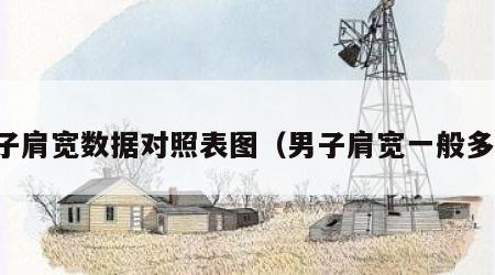 男子肩宽数据对照表图（男子肩宽一般多少）