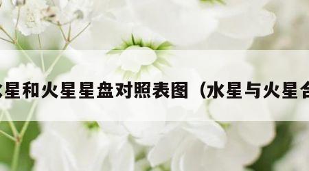 水星和火星星盘对照表图（水星与火星合）