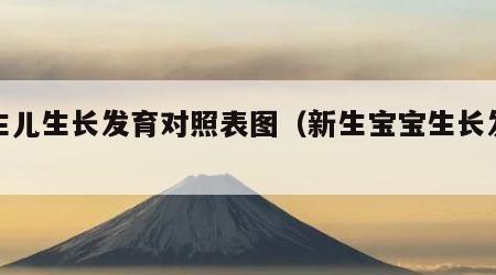新生儿生长发育对照表图（新生宝宝生长发育表）