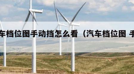 汽车档位图手动挡怎么看（汽车档位图 手动）