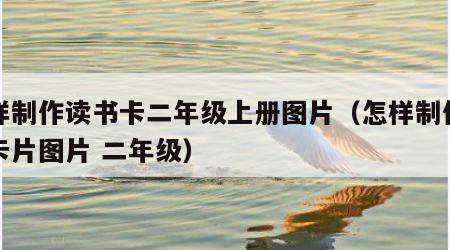 怎样制作读书卡二年级上册图片（怎样制作读书卡片图片 二年级）
