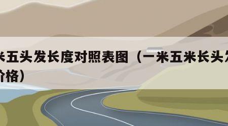 一米五头发长度对照表图（一米五米长头发什么价格）