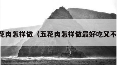 五花肉怎样做（五花肉怎样做最好吃又不腻）