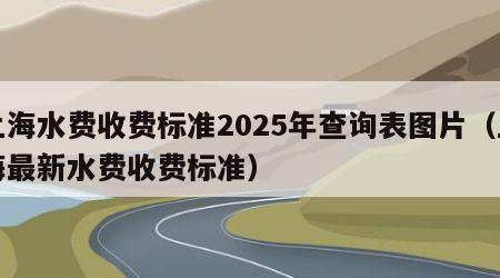 上海水费收费标准2025年查询表图片（上海最新水费收费标准）