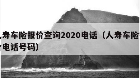 人寿车险报价查询2020电话（人寿车险报价电话号码）