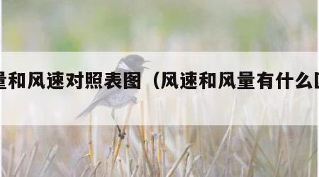 风量和风速对照表图（风速和风量有什么区别）