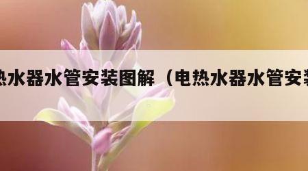 电热水器水管安装图解（电热水器水管安装方法）