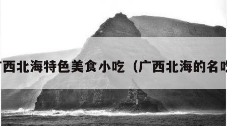 广西北海特色美食小吃（广西北海的名吃）