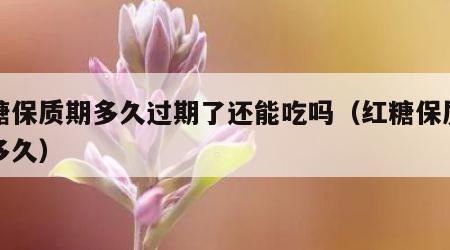 红糖保质期多久过期了还能吃吗（红糖保质期有多久）